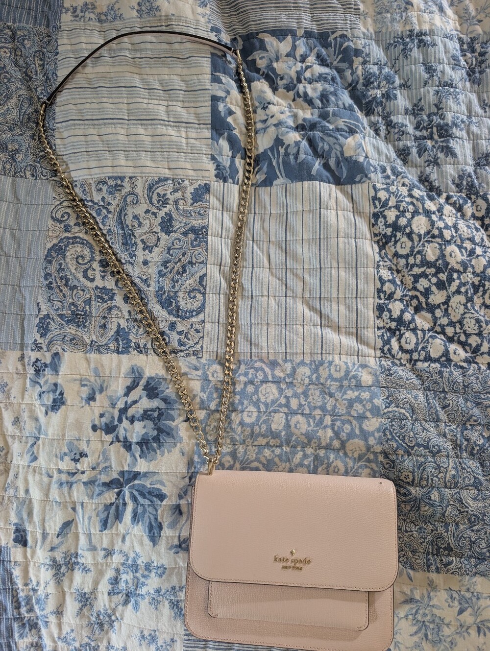 Blush Pink Kate Spade Crossbody Purse | Repair Project | AS-IS